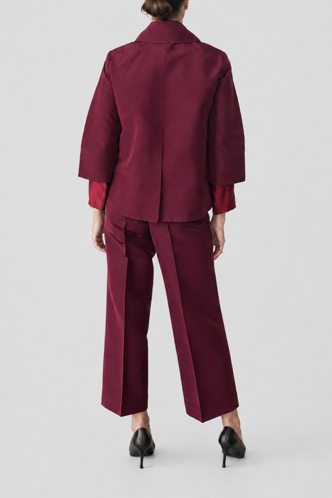 Double Breasted 3/4 Sleeve Jacket - J2002
