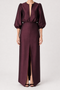 Column Skirt with Center Front Slit - S4002