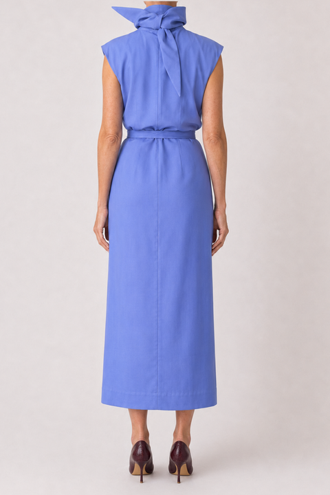 Scarf Collar Dress – D1015