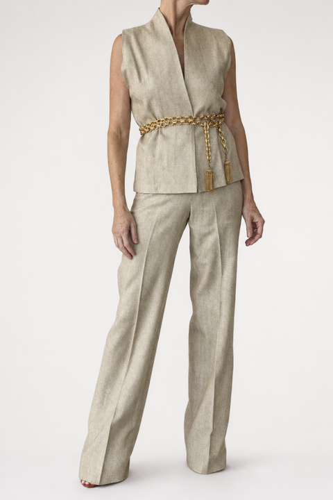 Elongated Sleeveless Blouse/Top – T3007