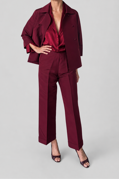 Double Breasted 3/4 Sleeve Jacket - J2002