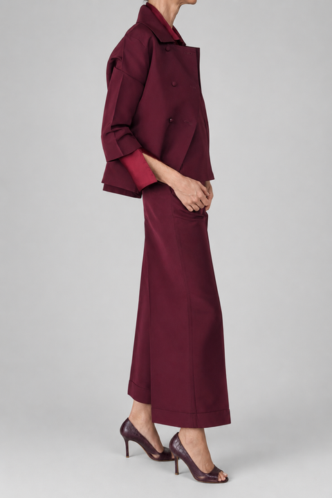 Double Breasted 3/4 Sleeve Jacket - J2002