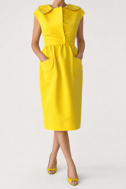 Sleeveless Pocket Dress – D1019